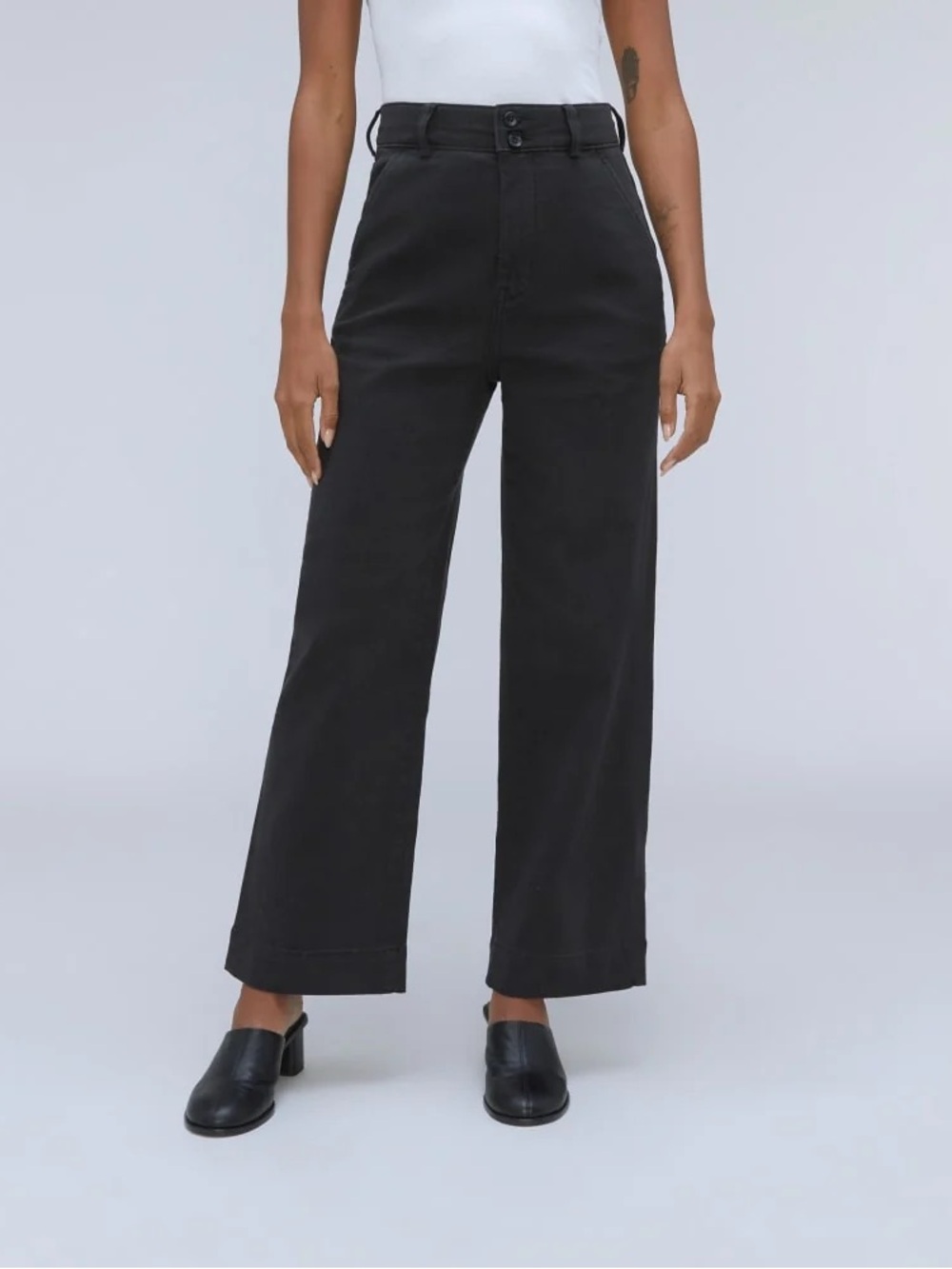 🖤 Everlane The Organic Wide-Leg Pants